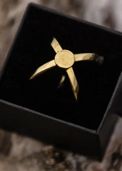 Scarf Ring - Gold