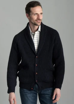Scotia Windsor Shawl Jacket - Navy