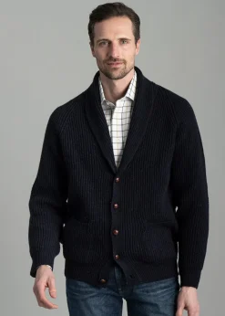 Scotia Windsor Shawl Jacket - Navy