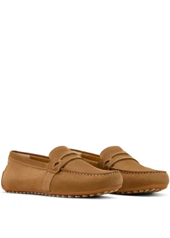 Selene Driving Moccasin - Caramel Suede
