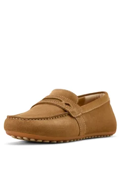 Selene Driving Moccasin - Caramel Suede