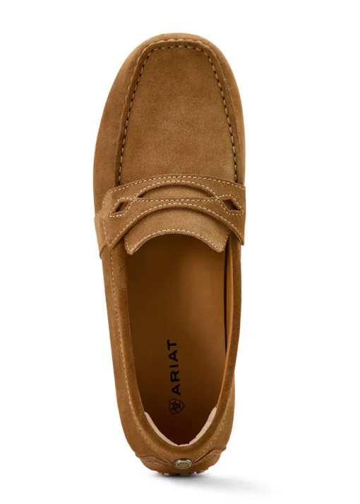 Selene Driving Moccasin - Caramel Suede