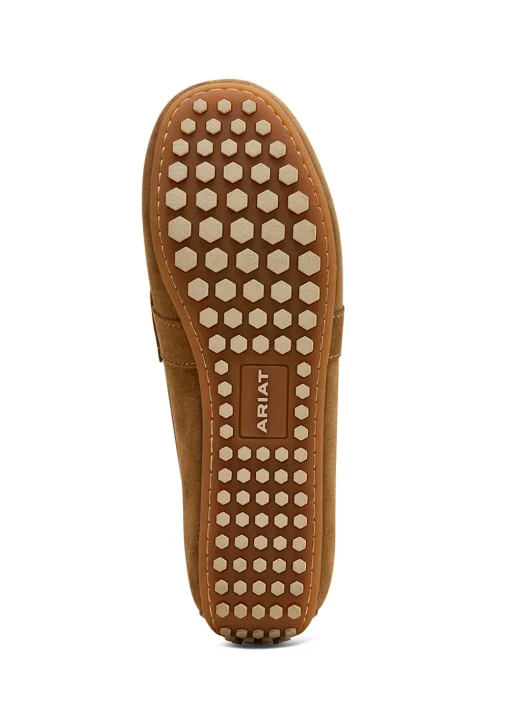 Selene Driving Moccasin - Caramel Suede