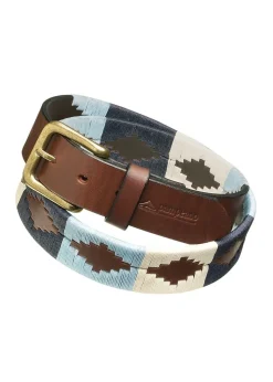 Sereno 1.5" Polo Belt - Navy, Sky and Cream
