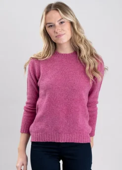 Sharon Shetland Crew Neck - Blush