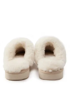 Shearling Slippers - Oyster