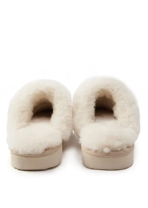 Shearling Slippers - Oyster
