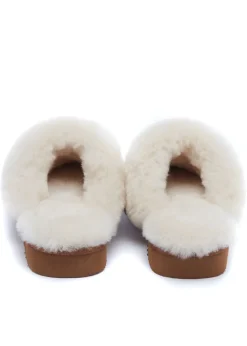 Shearling Slippers - Tan