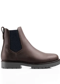 Sheepskin Boudica Boots - Mahogany