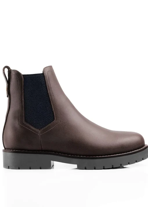 Sheepskin Boudica Boots - Mahogany