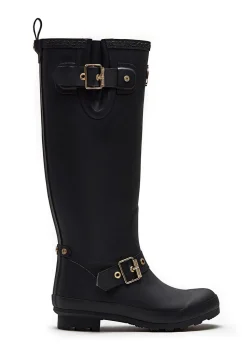 Sherpa Lined Regency Wellingtons - Matt Black