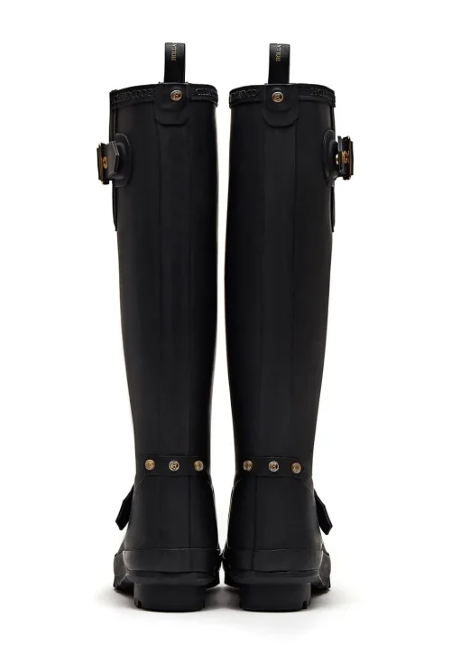 Sherpa Lined Regency Wellingtons - Matt Black