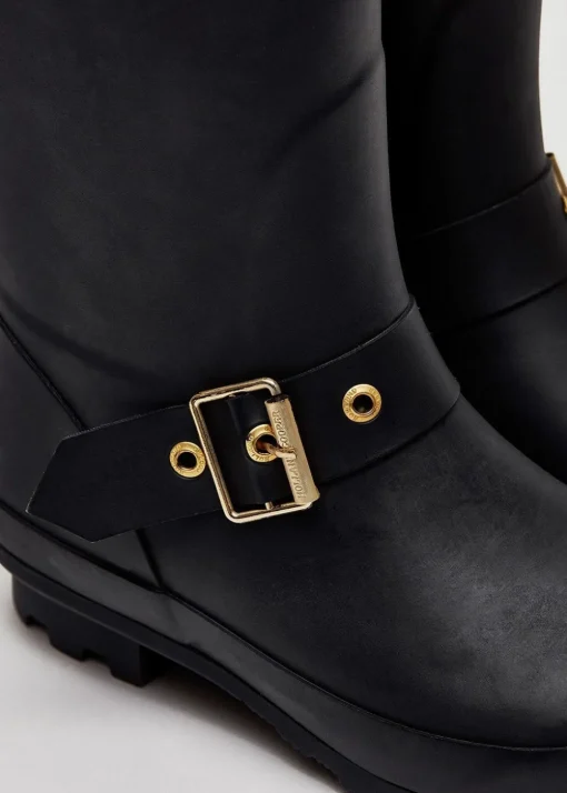 Sherpa Lined Regency Wellingtons - Matt Black
