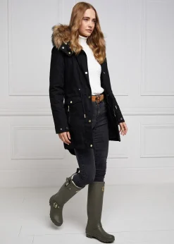Sherpa Lined Regency Wellingtons - Matte Green