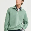 Shield Half Zip Sweatshirt - Kalamata Green