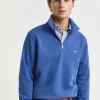 Shield Half Zip Sweatshirt - Rich Blue