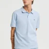Shield Pique Polo - Fresh Blue