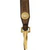 Shotgun Cartridge Key Lanyard - Brass