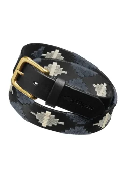 Sierra 1.5" Polo Belt - Blue and Grey