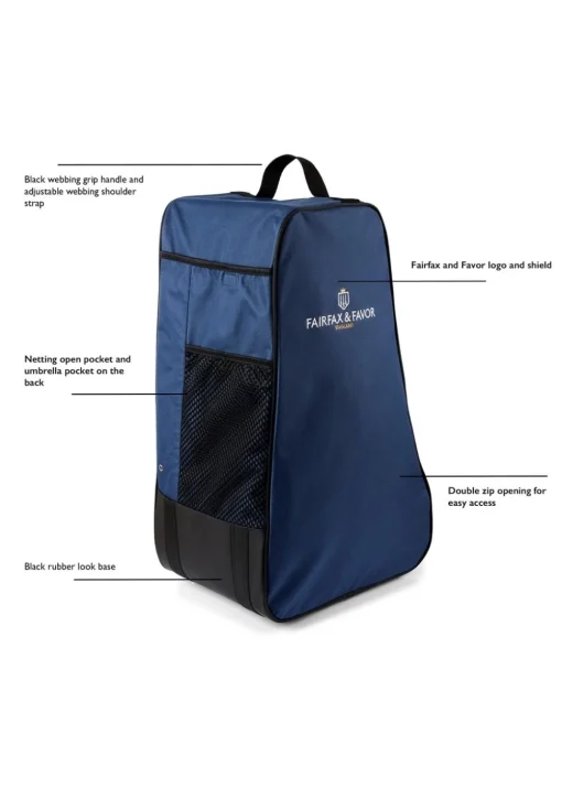 Signature Boot Bag - Navy