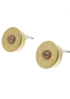 Silver Plated Cartridge Cufflinks - Silver