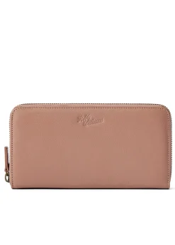 Singleton Zip Wallet - Dusty Pink