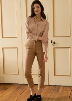 Slim Trousers - Warm Khaki