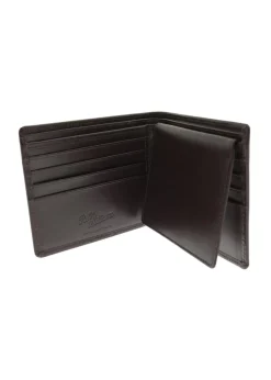 Small Leather Wallet - Chestnut