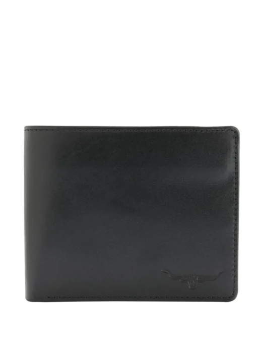 Small Leather Wallet - Black