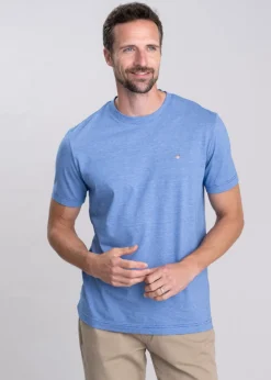 Small Stripe T-Shirt - Lapis Blue