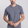 Small Stripe T-Shirt - Evening Blue
