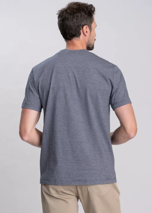 Small Stripe T-Shirt - Evening Blue
