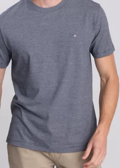 Small Stripe T-Shirt - Evening Blue
