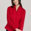 Snowdrop Shirt - Cardinal