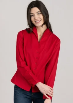 Snowdrop Shirt - Cardinal