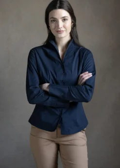 Snowdrop Shirt - Navy