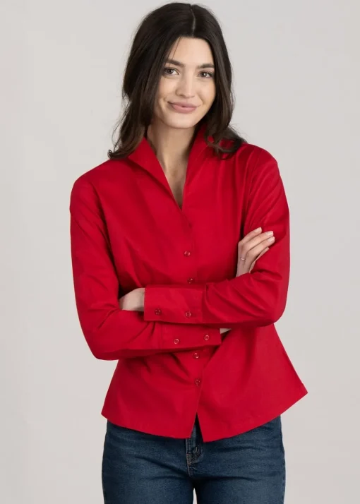 Snowdrop Shirt - Cardinal