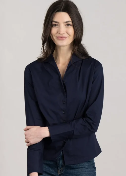 Snowdrop Shirt - Navy