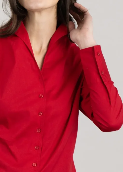 Snowdrop Shirt - Cardinal