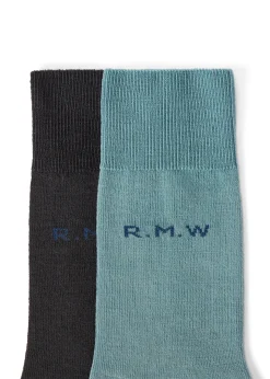 Socks 2 Pack - Grey Blue
