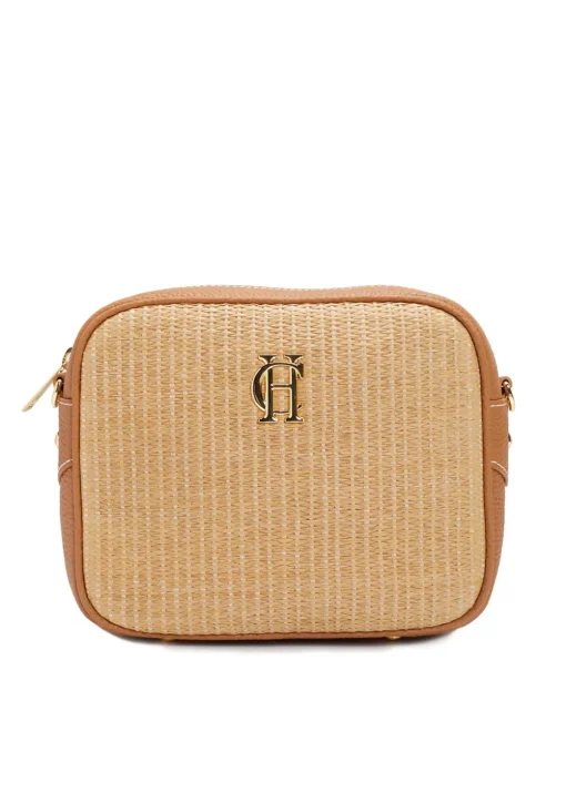 Soho Camera Bag - Tan Raffia