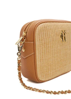 Soho Camera Bag - Tan Raffia