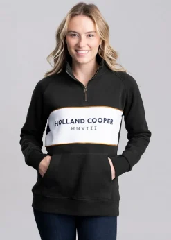 Sporting Heritage Zip Henley - Racing Green