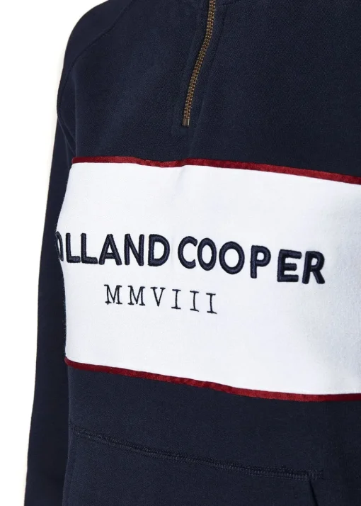 Sporting Heritage Zip Henley - Ink Navy