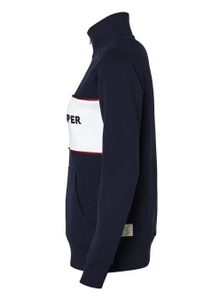 Sporting Heritage Zip Henley - Ink Navy