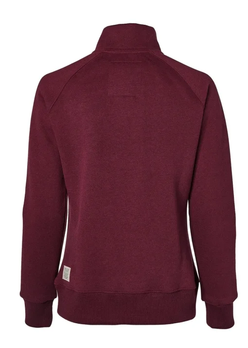 Sporting Heritage Zip Henley - Merlot