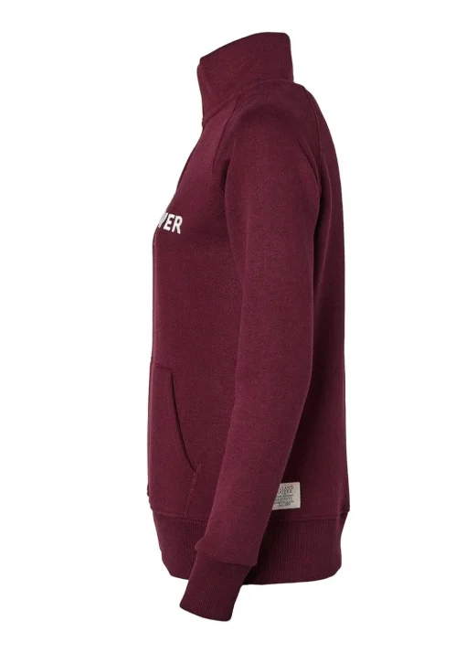 Sporting Heritage Zip Henley - Merlot