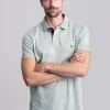 St Ives Jersey Polo Shirt - Aqua Grey