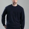 Stencil Crew Neck Sweatshirt - Midnight