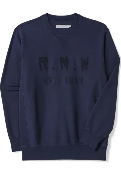 Stencil Crew Neck Sweatshirt - Midnight